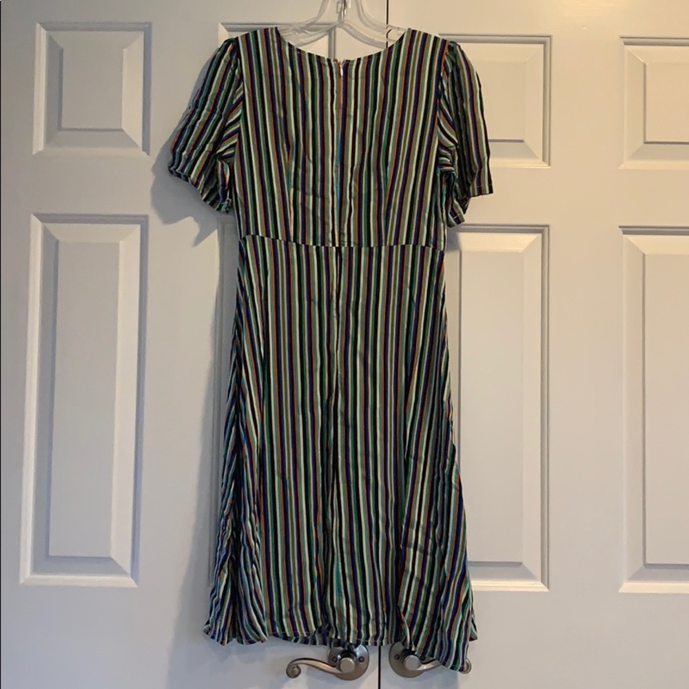 Vici multi color striped dress - Picture 4 of 4
